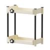 Suporte de Armazenamento de Copos para Mesa Vintage Suporte para Copos de Água Copos de Chá Bandeja para Mesa de Jantar Porta-Copos Drenante de Dupla Camada para Casa