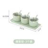 Set Combinado de Almacenamiento de Caja de Condimentos para Cocina del Hogar, Set de Frascos de Condimentos de Lujo Ligero, Plástico Integrado, Uso Comercial