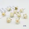 Flor de Seda Simulada Capullo de Rosa Tocado Recuerdos de Boda Decoración Color Otoño Capullos de Rosa Cabezas de Flores Paquete de Materiales DIY Capullos de Rosa