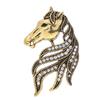 Broche de cavalo corpete masculino high-end Zodiac Horse ano emblema estilo coreano personalizado série animal pino acessórios de terno feminino