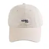 Boné de Baseball de Aba Larga Estilo Coreano para Primavera e Verão Que Faz o Rosto Parecer Menor, Chapéu de Sol Versátil para Casais, Boné Simples Tendência com Bordado de Letras para Mulheres