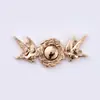 Herrajes Artesanales Hebilla Metálica de Nácar Estilo Cheongsam Dinastía Han Hebilla Estilo Chino Retro Hebilla Decorativa Hebilla de Par para Ropa de Traje Antiguo