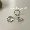 Anillo de moda Onihan de plata de ley S925 diseño de amor sentido de diseño con forma personalidad ins moda simple anillo versátil