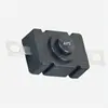 1812 Interruptor de Botón Pulsador SMD Negro Rectangular Uno Abierto Uno Cerrado Dos Pines de Cobre con Agujero Resistente a la Temperatura Interruptor de Encendido