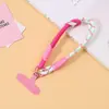 Cordão Colorido Trançado à Mão Chaveiro de Pelúcia Acessórios Pingente de Telefone de Nylon Chaveiro Mosquetão Venda por Atacado