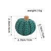 Adornos decorativos de calabaza de punto transfronterizos nuevos, hechos a mano, para fiestas de calabazas de colores, venta al por mayor