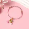 Festival del Bote del Dragón 2026 Cadena Colorida Colgante Tejido Hecho a Mano DIY Pulsera Pulsera Pequeña de Zongzi para Niños Pulsera de Cinco Colores