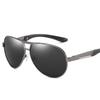 Gafas de sol polarizadas clásicas de moda con resorte de metal en la pierna, nuevas gafas de sol para conducir para hombres, protección UV 193