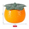 Fábrica atacado boa sorte vaso de flores decorativo laranja vaso de flores de plástico em forma de laranja coisa de pensamento vaso pequeno laranja