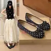 Zapatos Planos de Mujer con Lazo de Lunares Estilo Francés 2026 Nueva Colección Primavera Par Impresionante con Faldas Estilo de Noche Zapatos Mary Jane
