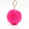 Pingente de Pom-Pom Colorido de Pele de Coelho Sintética DIY Capa de Celular Chaveiro Bolsa Pingente Acessório Fábrica Em Estoque Entrega Rápida
