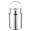 Balde de leite selado de aço inoxidável 304 transfronteiriço balde de vinho balde de óleo de amendoim tanque selado balde de iogurte para pesca de frutas