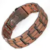 Pulsera Magnética Popular Transfronteriza Europea y Americana, Cierre de Reloj Nuevo Mejorado, Pulsera Retro de Tres Filas Estilo Antiguo para Pareja, Ajustable