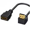Cabo HDMI de Alta Definição Cotovelo Macho para Fêmea Cabo de Extensão Reto Curva para Esquerda Curva para Direita Curva para Cima Curva para Baixo Cabo Adaptador 4K60Hz