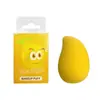 Esponja de belleza de color degradado con forma de mango, adecuada para uso tanto en húmedo como en seco, lindo cojín de maquillaje con forma de fruta, esponja de maquillaje