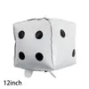 Cartas de Juego Transfronterizas Globo de Película de Aluminio Dólar Picas 24 pulgadas Dado Cubo de Seis Caras Globo Decoración Tema Casino