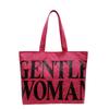 Bolso Tote Casual de Estilo Americano Personalizado con Letra Estampada de Gran Capacidad para Mujer, Combinable con Todo, para Viajes, Diseño Niche, Bolso de Hombro