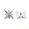 F136 Titanio Erizo de Mar Polaris Forma Hexagrama Labret Cartílago Auricular Stud Joyería para Piercing de Aleación de Titanio G23 Stud para Oreja