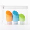 Frasco Dispensador de Silicone para Viagem, Portátil para Shampoo, Cosméticos, Gel de Banho, Frasco Pequeno, Loção, Creme para Mãos, Frasco Vazio