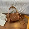 Bolso Almohada Moda Estilo Coreano Lunares 2026 Nuevo Gama Alta Casual Simple Nicho Bolso de Hombro Cruzado
