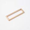 Hebilla de metal para boca de ropa cinturón de ropa hebilla decorativa hebilla de dos muescas hebilla de boca hebilla rectangular ajustable venta al por mayor