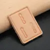 Llavero de Cuero para Mahjong Simple Hecho a Mano de Piel de Vaca Colgante de Llave de Mahjong Cuero Creativo