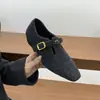 Zapatos de algodón grises de punta profunda con forro interior de pelo que aumenta la altura, bailarinas negras retro sin cordones, Mary Janes forradas de polar para otoño e invierno