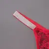 Transfronterizo Europeo y Americano Xiyin Temu Se Especializa en Encaje Tanga Sexy de Cinta Plateada Ropa Interior Sexy para Mujer Chicas Sexys