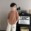 Camisa Base Gola Alta Grossa de Cashmere Infantil para Meninas e Meninos, Gola Meia-Alta, Top Quente de Outono e Inverno para Crianças Maiores, Roupa Íntima Estilosa