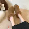 Pantuflas de Algodón Birkenstock de Suela Gruesa Retro para Mujer, Para Usar al Aire Libre, Nuevo Estilo Otoño/Invierno 2026, Pantuflas Cálidas de Piel con Peluche, Medias Zapatillas Cerradas