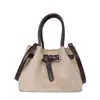 Bolso tipo cubo retro popular de este año para mujer, nueva llegada Otoño 2026, bloques de color, simple, bolso de un hombro, para ir al trabajo, bolso cruzado
