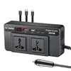 Inversor de Carro 12V para 110V 12V para 220V Conversor de Potência 200W Carregador Acessórios para Carro