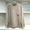 45-65kg Zhongling DeRong camiseta térmica de manga larga suave y versátil cepillada por ambos lados para ir al trabajo 826