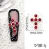 Accesorios para Uñas Cruz de Aleación Transfronteriza con Pedrería Tridimensional, Decoraciones para Uñas de Corazón Hueco de Lujo Ligero, Venta al por Mayor