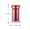 Zhenhua Ps Liner 100ml Botella de Plástico de Doble Capa Botella de Producto para el Cuidado de la Salud de Bayas de Goji Botella de Cápsulas Selladas para Pastillas