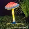 Lâmpada de Cogumelo Avatar Cria Cena Avatar Iluminação Cena Noturna Luminosa Fibra de Vidro Resina Lâmpada Escultura de Cogumelo