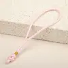 13cm cordão com nó de botão texto brincadeira alça peça de jogo acessórios DIY decoração capa de celular pingente joia desconto por quantidade