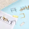 Directamente del fabricante: venta al por mayor de cajas de joyería y cajas de regalo con forma de puente de arco de metal color dorado con tiradores y herrajes metálicos