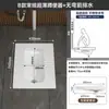 Inodoro de Cerámica Ultra Delgado para Ponerse en Cuclillas con Curva de 18 cm a Prueba de Salpicaduras Inodoro para Uso Doméstico Urinario con Sifón Fosa de Ponerse en Cuclillas Delgada
