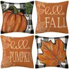 Funda de Almohada Combinada de Calabaza para Festival de Cosecha Jit Amazon Varias Mixtas Fundas de Cojín Decorativas de Acción de Gracias