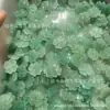 Direto do fabricante: Pingente de Trevo de Quatro Folhas de Aventurina Natural, Ornamento de Jade de Trevo da Sorte, Joias DIY, Suporta Dropshipping