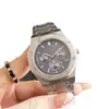 Reloj Cronógrafo de Cuarzo Octagonal para Hombre 41mm Aleación con Movimiento Doméstico Reloj de Cuarzo de Gama Alta para Hombre
