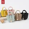 Colgante de Bolsa de Cesta de Verduras Mini, Colgante Exquisito para Llavero de Coche, Monedero Pequeño Lindo, Joyería Creativa para Bolsa de Auriculares