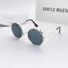 Óculos de Sol Infantis de Metal Estilo Coreano Moda para Meninos e Meninas Proteção UV Óculos de Sol para Bebê Óculos com Armação de Metal