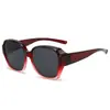 Novos Óculos de Sol Polarizados TR para Homens e Mulheres, Visual de Alta Qualidade, Capa para Lentes de Grau, Proteção Solar, Armação Grande, para Exterior, Dirigir, Óculos de Sol Esportivos