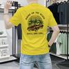 Camiseta de Manga Corta para Hombre Explosiva 2025 Nueva Moda de Verano Guapo Calidad Camiseta Casual para Hombre Combinable de Media Manga con Cuello Redondo