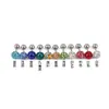 Aretes de bola de diamante con recubrimiento de goma especiales para comercio electrónico 4 mm0.8 clavos para el cartílago del oído de aguja fina Pendientes simples coreanos fábrica en stock al por mayor