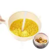 Cuchara Multifuncional para Lavar Arroz, Cuchara Escurridora, Malla Filtrante para el Hogar, Cuchara Coladora para Residuos de Leche de Soya y Té, Tamiz para Harina, Herramienta de Malla Filtrante