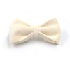 Colarinho de lã creme com laço para cachorro Acessórios BOWTIE Moda removível Pet Gentleman Gravata borboleta para cachorro