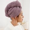 Touca de Banho Aconchegante Super Absorvente de Coral Fleece com Estampa de Abacaxi para Mulheres, Touca de Secagem Rápida, Atacado Personalizado de Fábrica